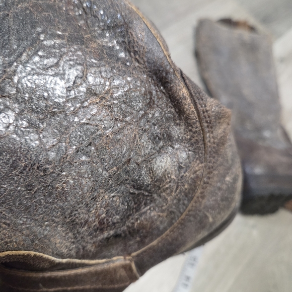 Sendra Distressed Brown Leather Engineer Boots Goodyear Welt Made in Spain - Picture 13 of 13